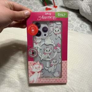 Disney The Aristocats Marie iPhone 16 Pro Max Phone Case with Beaded Strap